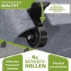 Afbeelding van tillvex® Parasolvoet GRAVIA met wielen en remmen | Vulbaar 37L / 56kg | Weer- en UV-bestendig