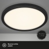 Afbeelding van Briloner Leuchten - LED Plafondlamp, 24,5W, 2400 lumen, 4000K, zwart-wit