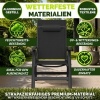 Afbeelding van tillvex® Tuinstoel Hoge Rug met Armleuningen & Neksteun | Inklapbare, Weerbestendige Campingstoel