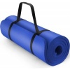 Afbeelding van Donkerblauwe yogamat van 1 cm dik