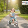 Afbeelding van AIYAPLAY Loopfiets voor kinderen 1-3 jaar, 3-wielige balansfiets met stuurkussen