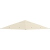 Afbeelding van Outsunny Vervangend Polyester Dak - 298L x 295B cm - Crèmewit