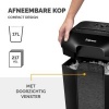 Afbeelding van Fellowes LX50 Papierversnipperaar - Cross-Cut - P4 - 9 vel - 17L - Zwart - Voor thuisgebruik
