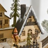 Afbeelding van HOMCOM Kerst Adventskalender Multiplex 25B x 20D x 29H cm Natuurhout