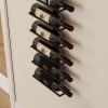 Afbeelding van HOMCOM - Wijnrek - Staal - 27L x 10B x 116H cm - Zwart