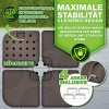 Afbeelding van tillvex® Parasolhouder Kunststof 50x50x7,5cm 60l Bruin