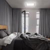 Afbeelding van BRILONER FREE - Plafondlamp met achtergrondverlichting - LED - 18 W - 2400 Lumen - vierkant - wit zi