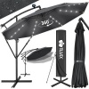 Afbeelding van Tillvex Aluminium Zweefparasol met LED Solar Ø 350 cm + Hoes en Windbescherming