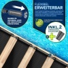 Afbeelding van tillvex® Zwembad Zonnecollector Set 120 x 300 cm | Compleet voor Milieuvriendelijk Verwarmen