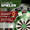 Afbeelding van RE:SPORT® Sisal Premium Dartbord XXL set met 9 professionele dartpijlen en accessoires