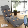 Afbeelding van HOMCOM Relaxstoel met massagefunctie - Elektrische loungestoel met afstandsbediening - Donkergrijs