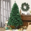 Afbeelding van HOMCOM Kunstkerstboom PVC, PE, Metaal Ø120 x 180H cm Groen
