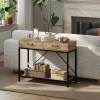 Afbeelding van HOMCOM Consoletafel met 2 lades