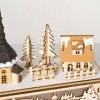 Afbeelding van HOMCOM Kerstdorp met LED-verlichting 830-516V00