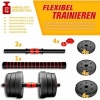Afbeelding van RE:SPORT 2-in-1 Halters Set 20kg | Verstelbare Dumbbell & Barbell met Stervergrendelingen