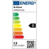 Afbeelding van Brilliant Brennan - Plafondlamp voor Badkamer - LED 18W 4000K - 3-staps dimmer - IP44 - Zwart/Wit