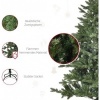 Afbeelding van HOMCOM Kerstboom PVC, PE, Metaal Ø75 x 150H cm Groen