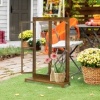 Afbeelding van Outsunny Decoratief IJzeren Raam met Metalen Frame 844-586V00