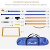 Afbeelding van PawHut Agility Set voor Honden, 4-delig met Verstelbare Hurdles en Accessoires