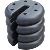 Afbeelding van Outsunny - 4 x 2,2 kg Paviljoen Standvoet - Ø20 x 4,5 cm - Zwart