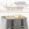 Afbeelding van HOMCOM Waterkoker en Broodrooster Set Kunststof en Staal Grijs 24,2L x 19,5B x 23,4H cm
