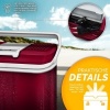 Afbeelding van Tillvex elektrische koelbox 24L | Mini-koelkast voor auto en camping | Koelt & verwarmt (Rood)