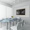 Afbeelding van Afwasbaar krijtbord met houten lijst - hangend - 30 x 40 cm - zwart