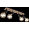 Afbeelding van Globo - Moderne Plafondlamp Zwart - H:11cm - E27 - Voor Binnen - Metaal