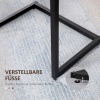 Afbeelding van HOMCOM Bijzettafelset met Stalen Frame 839-608V00