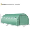 Afbeelding van Outsunny Vervangfolie PE 600L x 300B x 200H cm - Groen