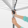 Afbeelding van Brabantia Topspinner Waslijn - 40 m - met Metalen Grondanker - Metallic Grijs