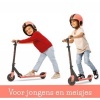 Afbeelding van Chillafish Flexxi Kinderstep voor jongens en meisjes vanaf 5 jaar - Oranje Roze, opvouwbaar en licht