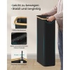 Afbeelding van Wasmand 65 liter met deksel - Inktzwart 42 x 22,5 x 70,5 cm
