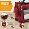 Afbeelding van TRESKO Opvouwbare Hondenbox met Lekmat, Spatel en Reflectoren, S, 50 x 34 x 34 cm