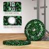Afbeelding van SPORTNOW Olympische halterschijven set, massief rubber, 2 x 10 kg, voor thuis gym en krachttraining