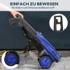Afbeelding van DURHAND Hogedrukreiniger 150 bar met 6 m slang, 1800 W, 5 accessoires, blauw