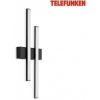 Afbeelding van Telefunken - LED buitenwandlamp met 2 lampen, 8 Watt, 960 lumen, IP44, zwart