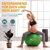 Afbeelding van TRESKO® anti-burst gymnastiekbal 65 cm met luchtpomp (groen, voor 155-175 cm)