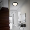 Afbeelding van Briloner Leuchten - LED Plafondlamp, 24,5W, 2400 lumen, 4000K, zwart-wit