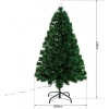 Afbeelding van HOMCOM LED Kerstboom met Optische Vezels - 8 Modellen
