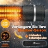 Afbeelding van TRESKO infrarood terrasverwarming 3000 W met afstandsbediening en 3 warmtestanden