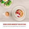 Afbeelding van Alpina 16-delige servies set - Aardewerk voor 4 personen - Magnetron- en vaatwasserbestendig - Crème