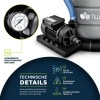 Afbeelding van Tillvex zandfilter voor zwembad 7.900L/h incl. 400g filterkogels grijs met 7-wegklep
