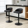 Afbeelding van HOMCOM Verstelbare Barhocker 835-588
