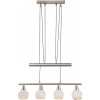 Afbeelding van Globo hanglamp Elliott nikkel metaal grote eettafel lamp E14_LED