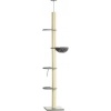 Afbeelding van PawHut Deckenhoog Krabpaal met Hangmat D30-660V00