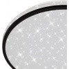 Afbeelding van Briloner Leuchten - LED-plafondlamp met sterrendecoratie, 24W, 2200 lumen, 4000K, wit-zwart