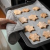Afbeelding van Bakvorm met deksel - 3-in-1 - 40 x 32,5 cm - zwart-roze