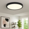 Afbeelding van Briloner Leuchten - LED Plafondlamp, 24,5W, 2400 lumen, 4000K, zwart-wit