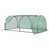 Afbeelding van Outsunny Kunststof en staal, groen - 200L x 100B x 80H cm - Kweek kas